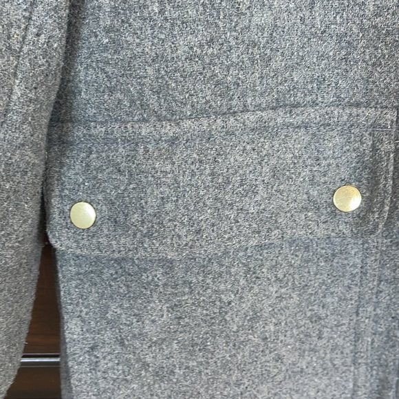 J. Crew Mercantile Grey Coat 6 good condition and very warm - Picture 3 of 6